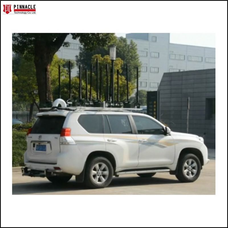 Wired Remote Control Adjust The Power Vehicle Convoy Bomb Jammer PTC-1300B 20-6000MHz With No Gap