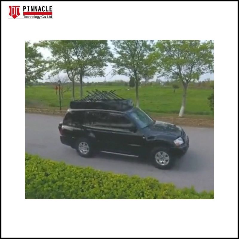Lcd Control Turn On/off Jammer Vehicle Convoy Bomb Jammer with Vehicle Customized Omni Antenna and 10KW Power Generator