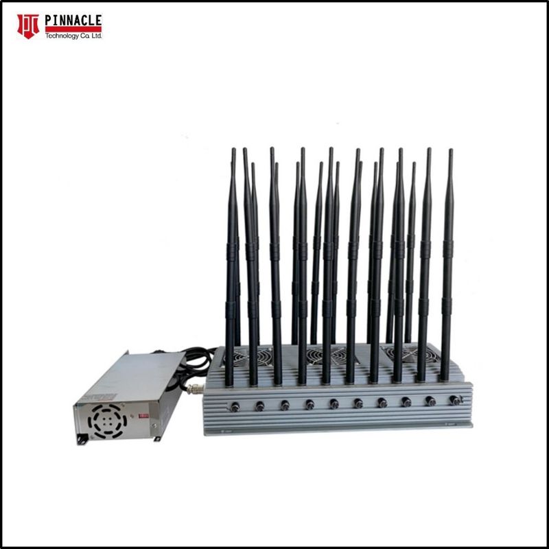 20 Antennas Mobile Phone Signal Isolator Scrambler 2g 3G 4G 5g GPS VHF UHF
