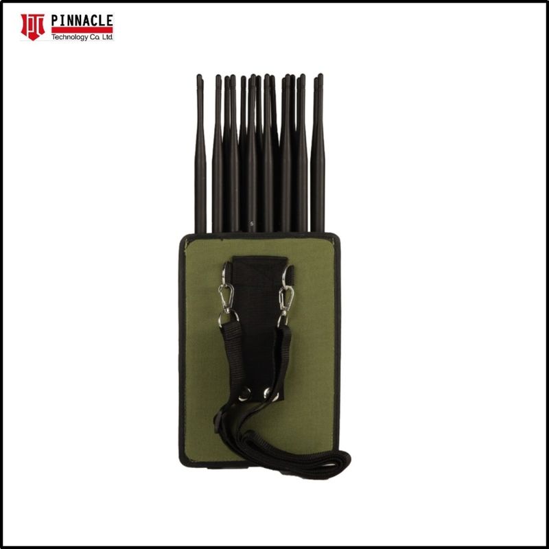 GPS GSM Bluetooth Handheld Signal Jammer WiFi 2.4G 5.8g Mobile Phone Jamming Device