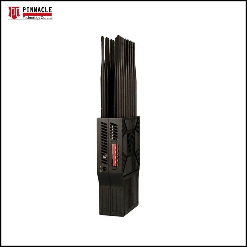 GPS GSM Bluetooth Handheld Signal Jammer WiFi 2.4G 5.8g Mobile Phone Jamming Device