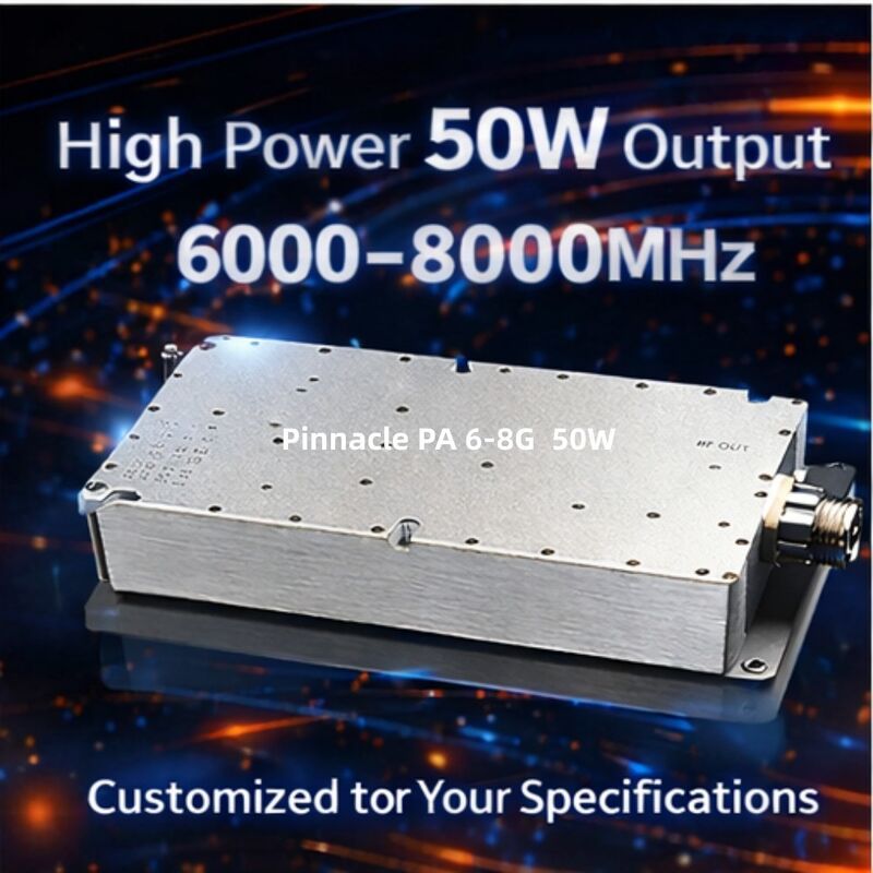 8–10 GHz 50W High Power Amplifier Module High-Efficiency RF Power Amplifier for X-Band Applications