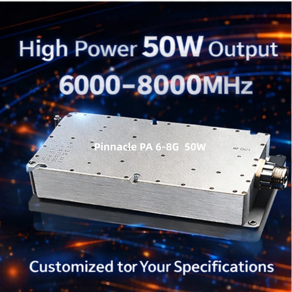 50W 6-8GHz RF Power Amplifier Module for Signal Jamming