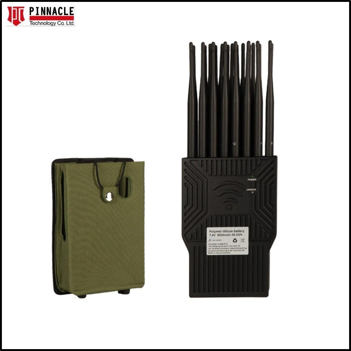 GPS GSM Bluetooth Handheld Signal Jammer WiFi 2.4G 5.8g Mobile Phone Jamming Device 0