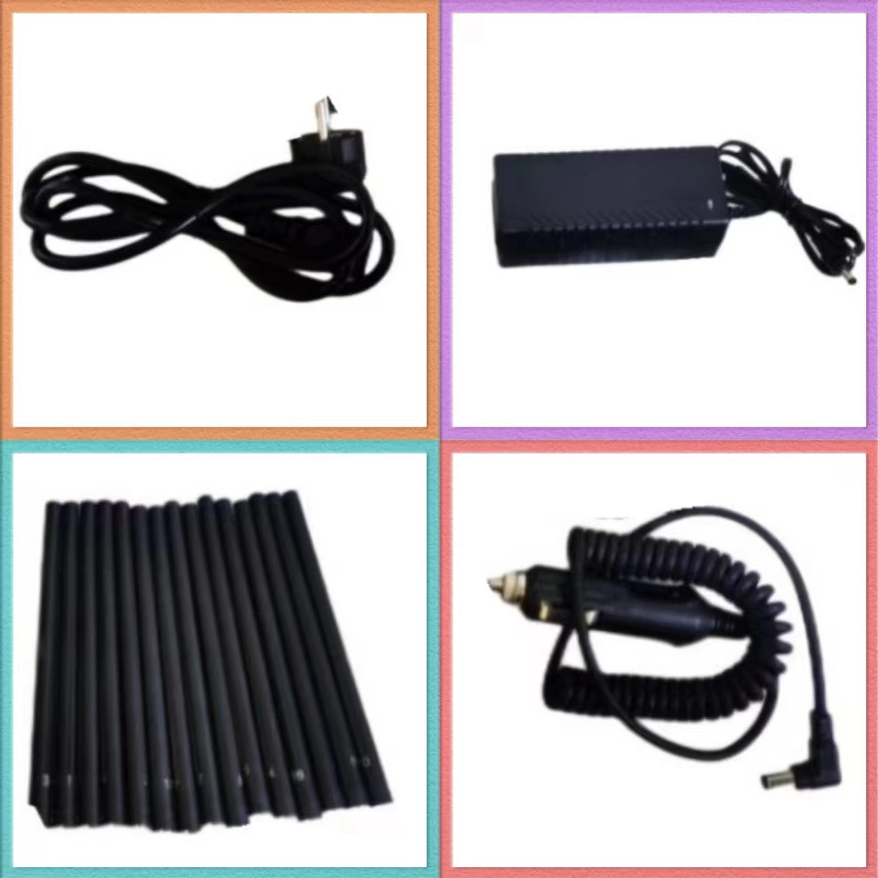 GPS GSM Bluetooth Handheld Signal Jammer WiFi 2.4G 5.8g Mobile Phone Jamming Device 3