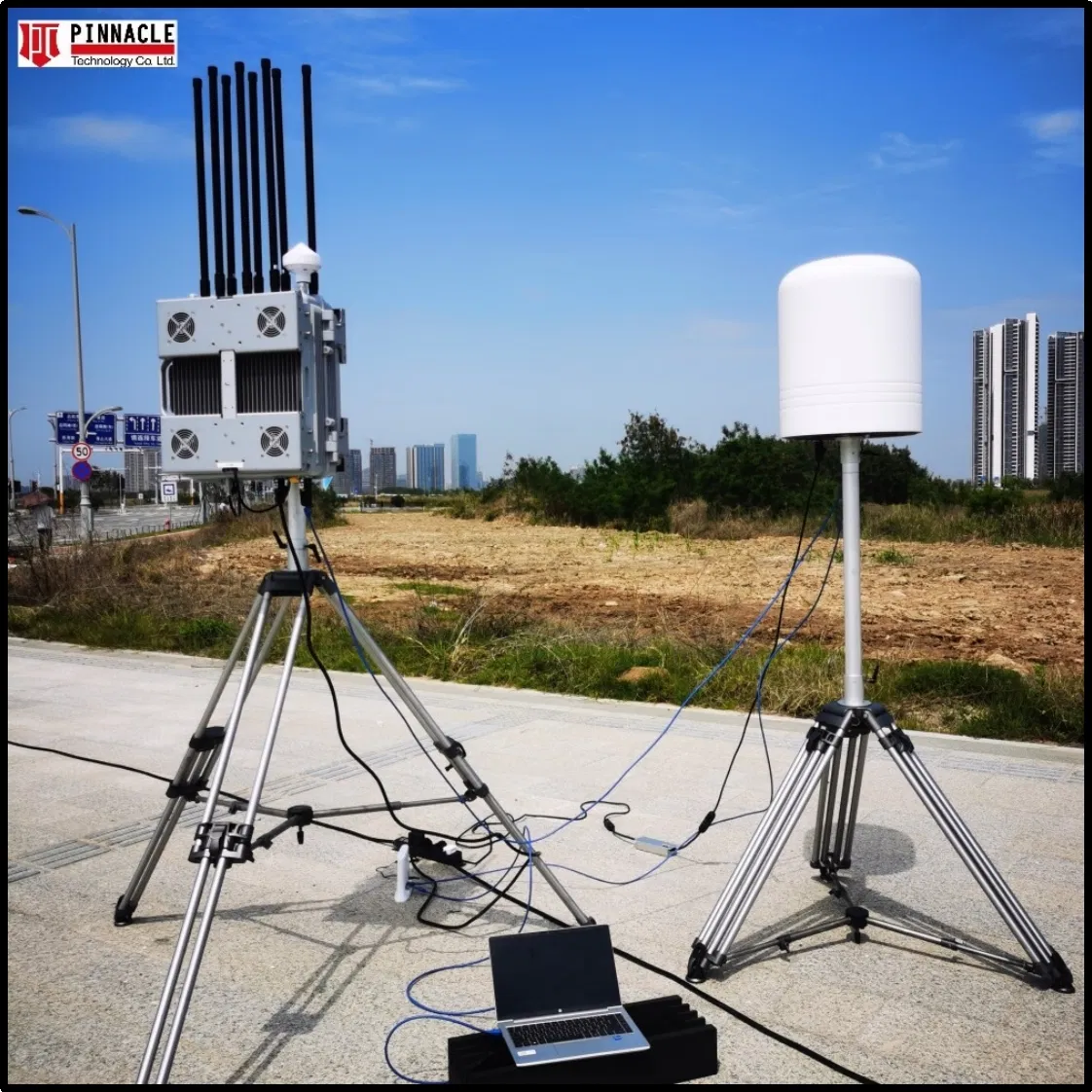 Fixed Outdoor Anti Uav Drone Detector Direction Finding Location Positioning