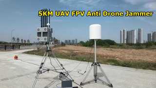 Fixed Type Outdoor UAV FPV Drone Detector Anti Drone JAMMER